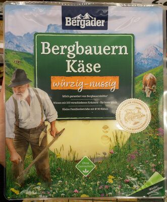 Bergbauern Käse - würzig-nussig