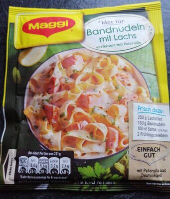 Bandnudeln mit Lachs